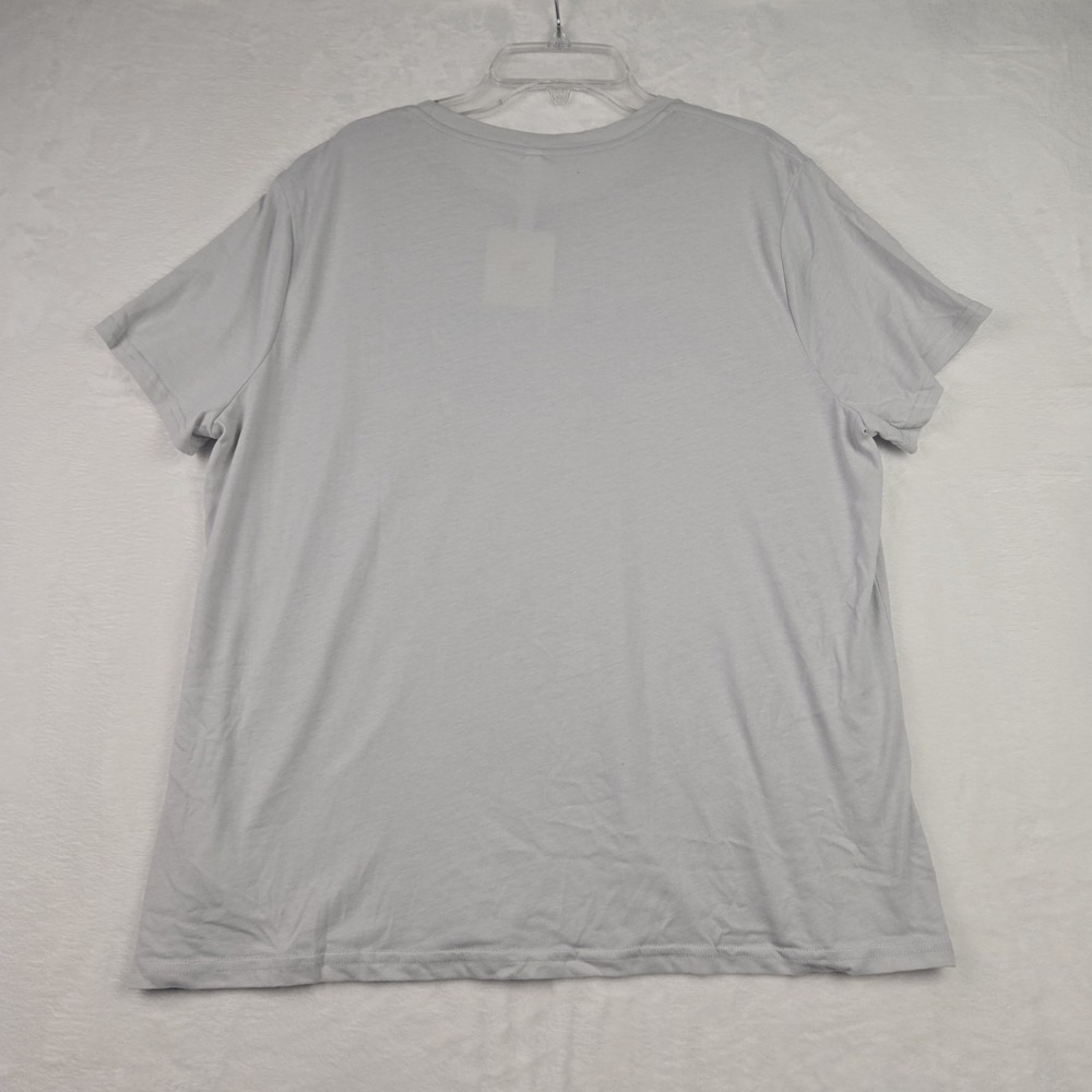 NWT Fabletic's Women's 100% Cotton Jersey Tee XXL Mineral Gray Cosmic Shower - Picture 6 of 8